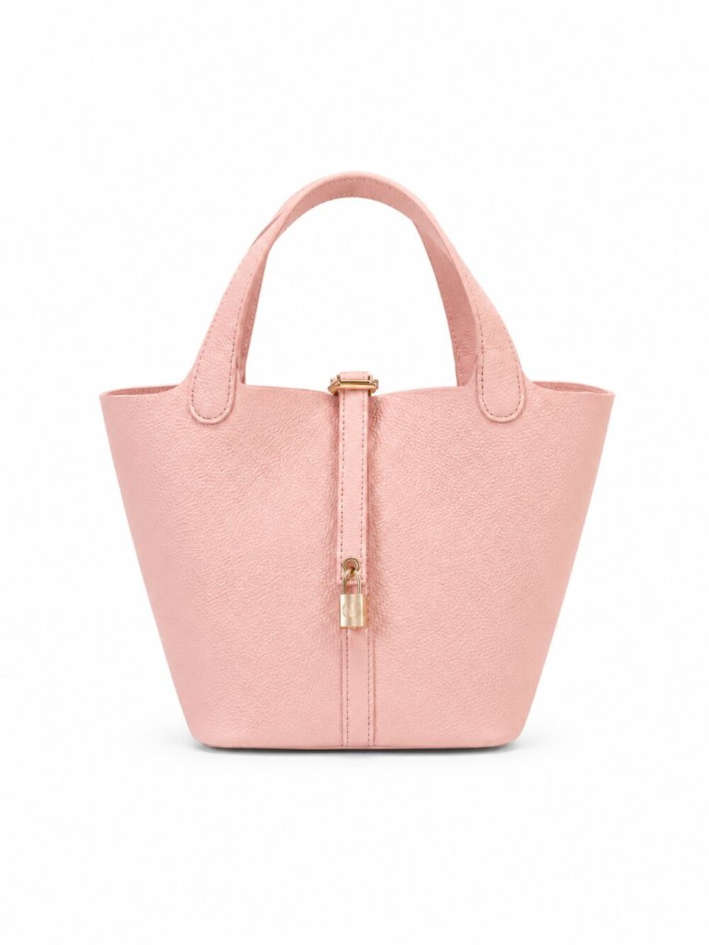 Valentino Orlandi Milano Pebbled Leather Mini Tote Handbag